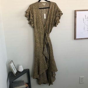 Max Studio Maxi Wrap dress